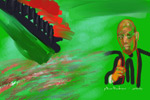 22.2.2011 Libyen am Rand des Bürgerkriegs Saif al-Islam Sohn von Machthaber Muammar al-Gaddafi drohte mit weiterer Gewalt. von Libyern zugespielt Bilder von Protes